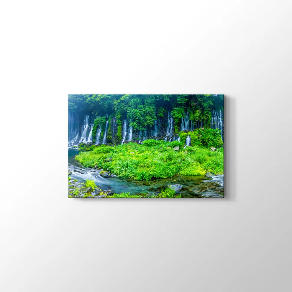 Japonya Şelalesi Kanvas Tablo