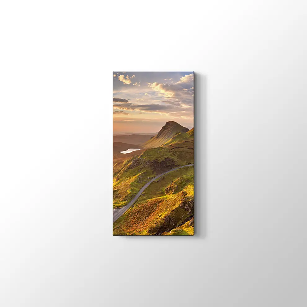 İskoçya Sky Adası Gündoğumu Kanvas Tablo