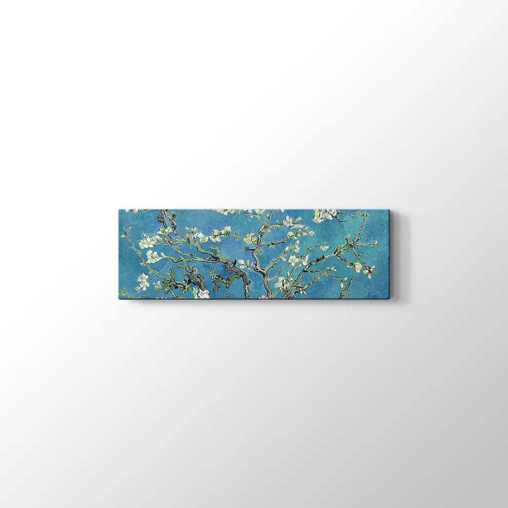 Çiçek Açan Badem Ağacı Kanvas Tablo