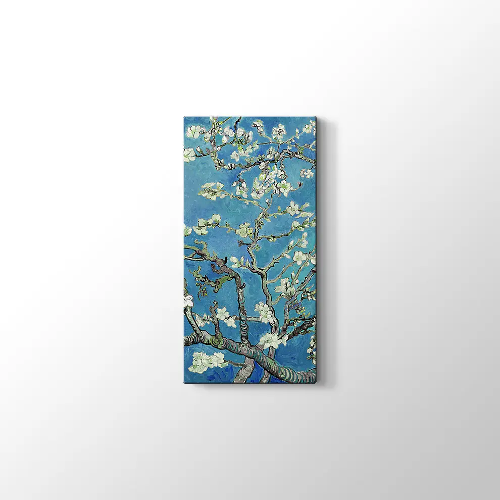 Çiçek Açan Badem Ağacı Kanvas Tablo