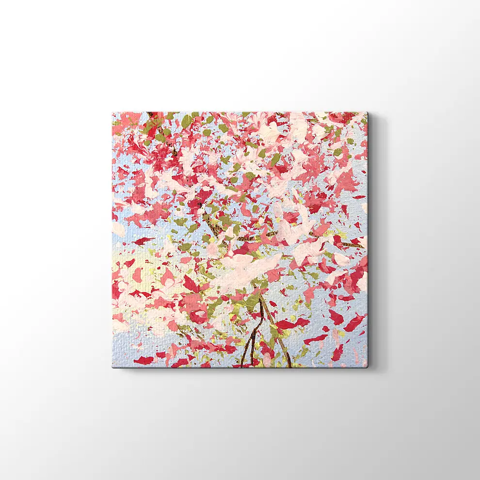 Bahar Çiçekleri Yağlı Boya