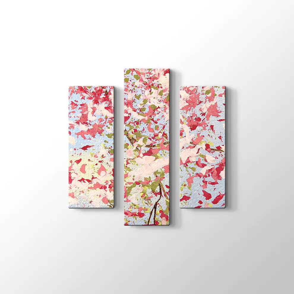 Bahar Çiçekleri Yağlı Boya