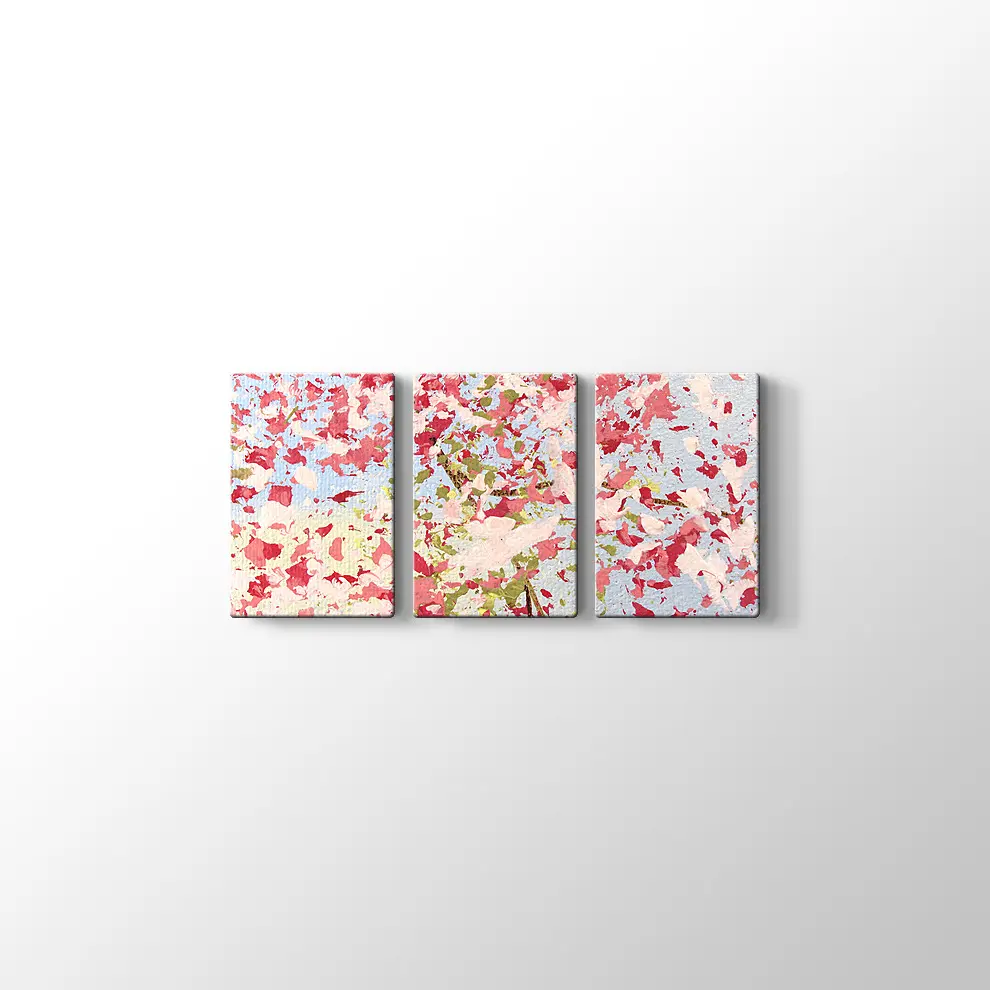 Bahar Çiçekleri Yağlı Boya