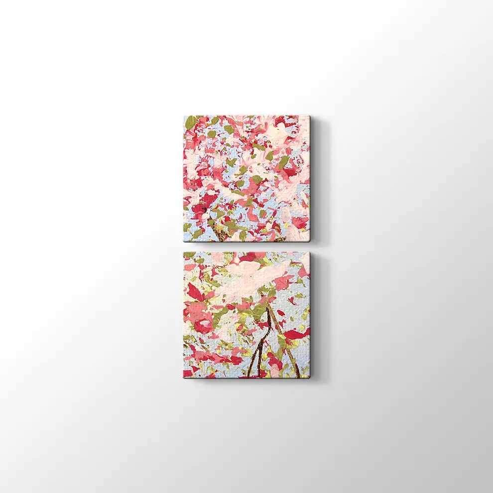 Bahar Çiçekleri Yağlı Boya