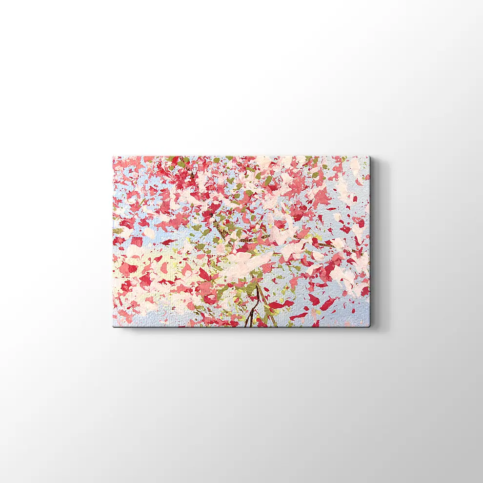 Bahar Çiçekleri Yağlı Boya