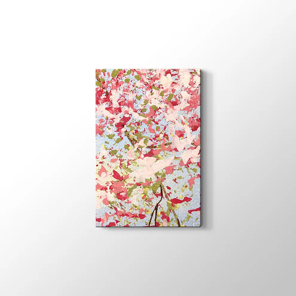 Bahar Çiçekleri Yağlı Boya