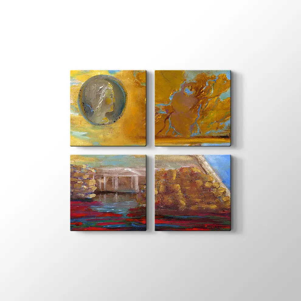 Eski Uygarlık Kanvas Tablo