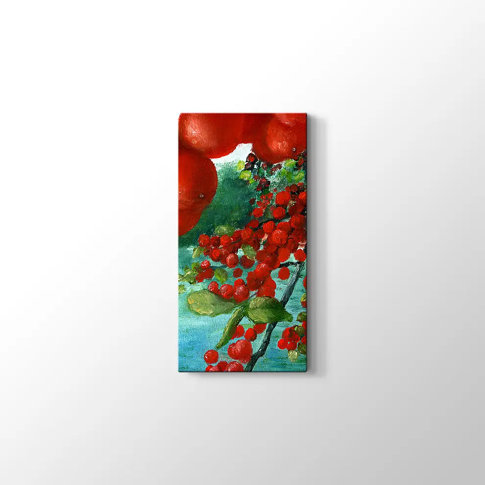 Meyve Dalları Kanvas Tablo