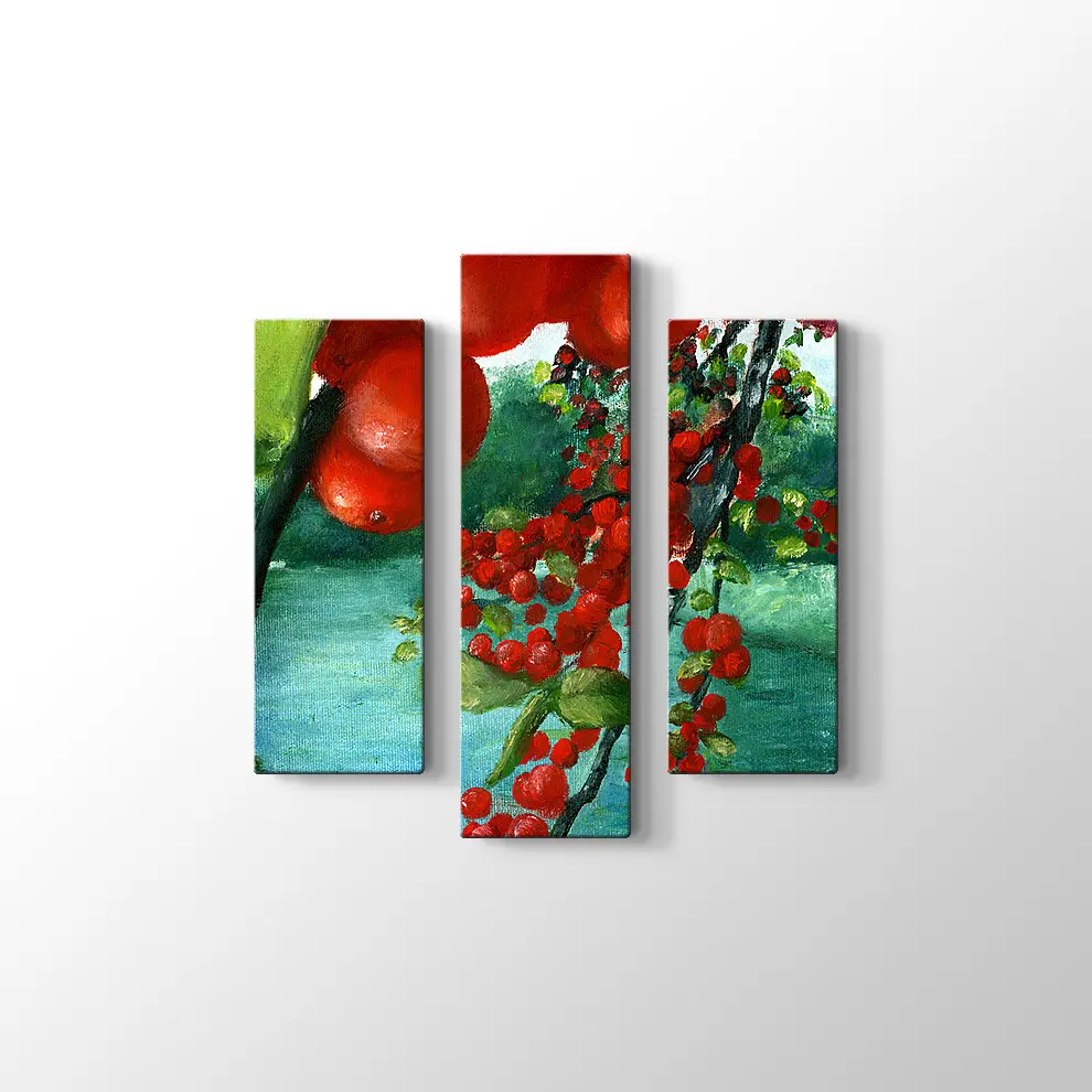 Meyve Dalları Kanvas Tablo