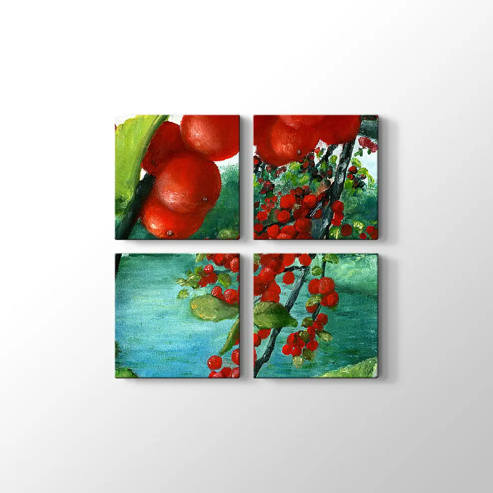 Meyve Dalları Kanvas Tablo