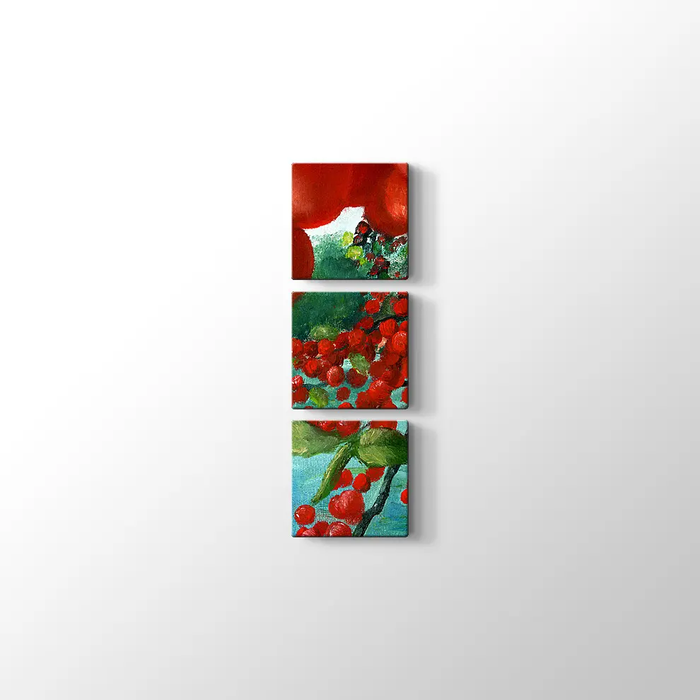 Meyve Dalları Kanvas Tablo