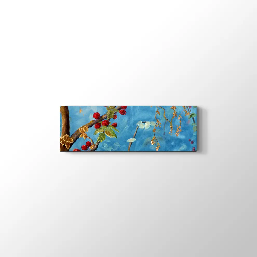 Meyveler ve Sarmaşıklar Kanvas Tablo