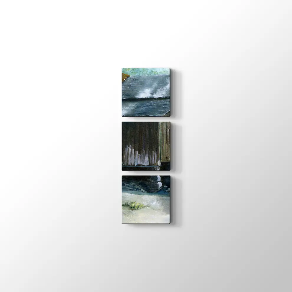 Eski Dağ Evi Kanvas Tablo