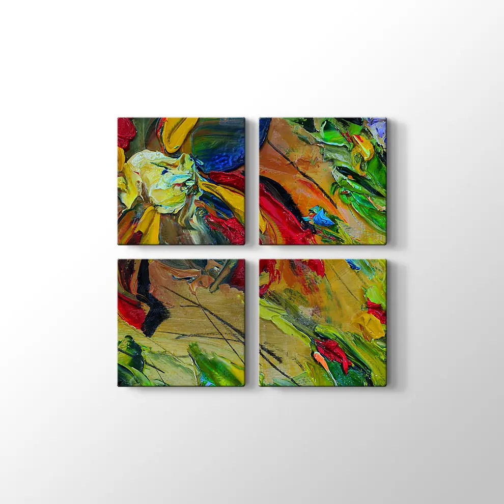 Soyut Sanat Kanvas Tablo