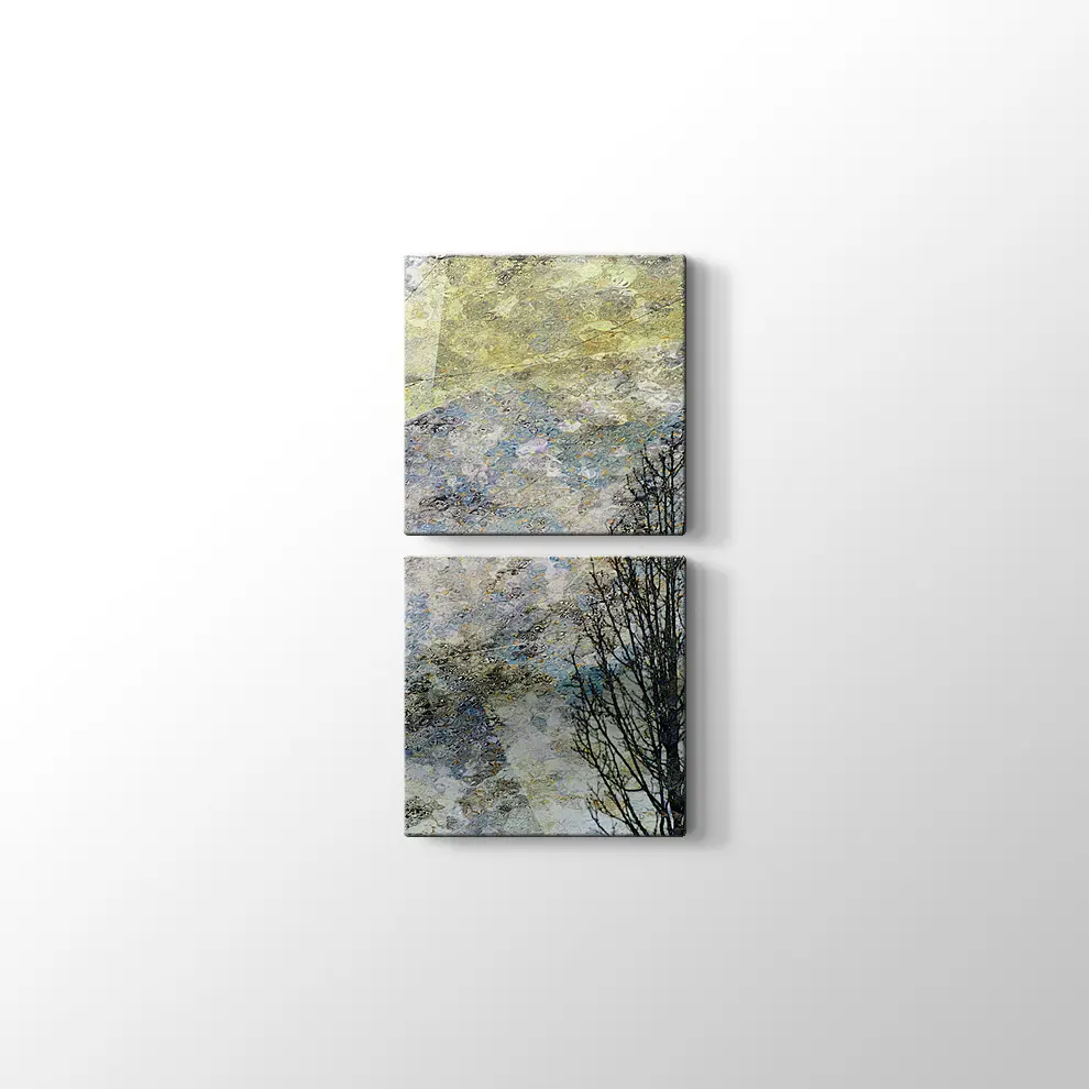 Ağaç Komposizyonu Kanvas Tablo