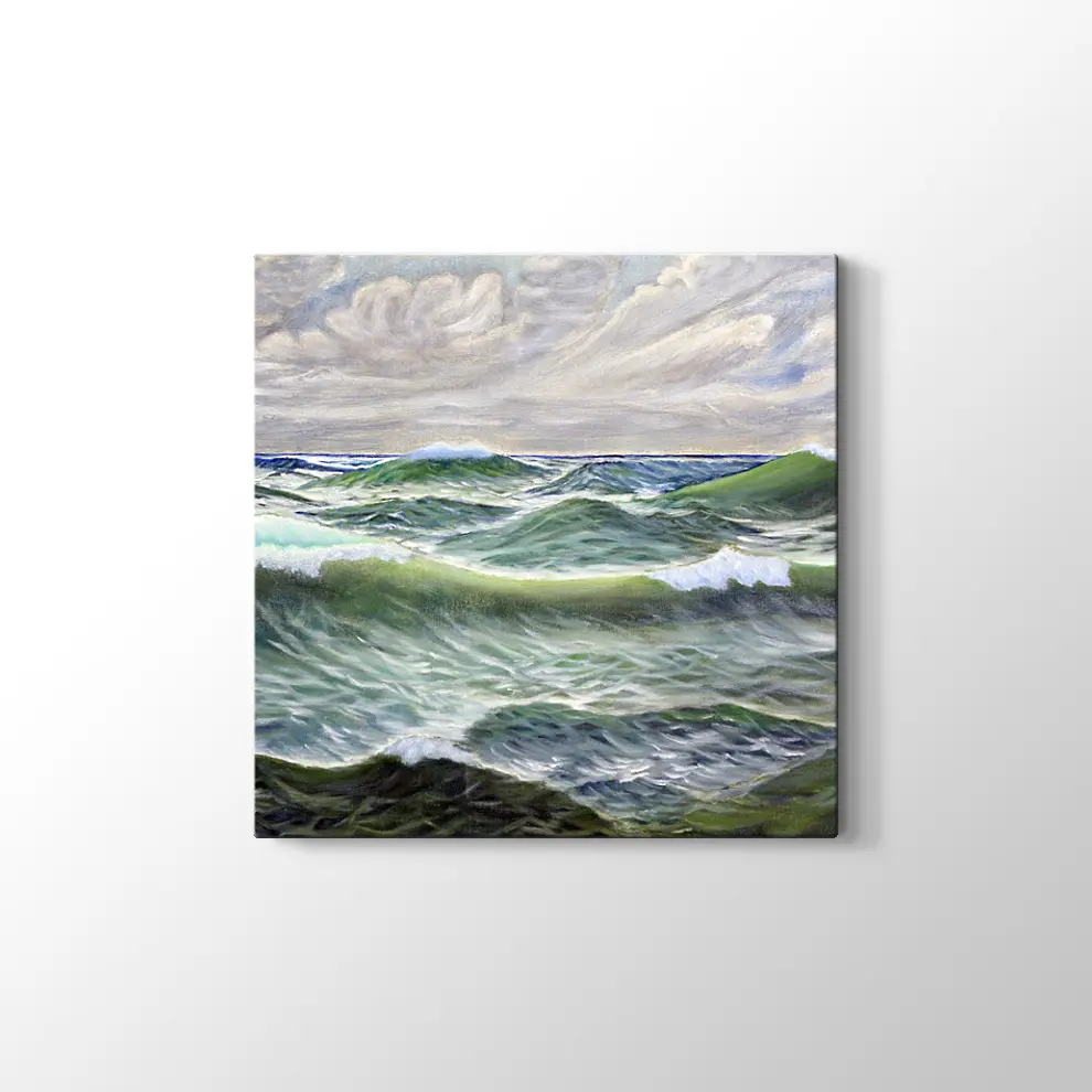 Dalgalı Deniz Kanvas Tablo