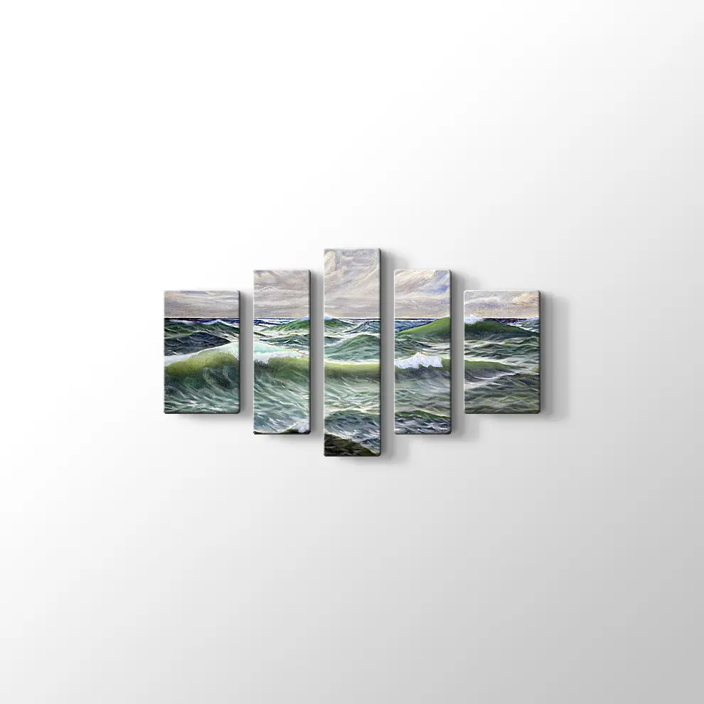 Dalgalı Deniz Kanvas Tablo