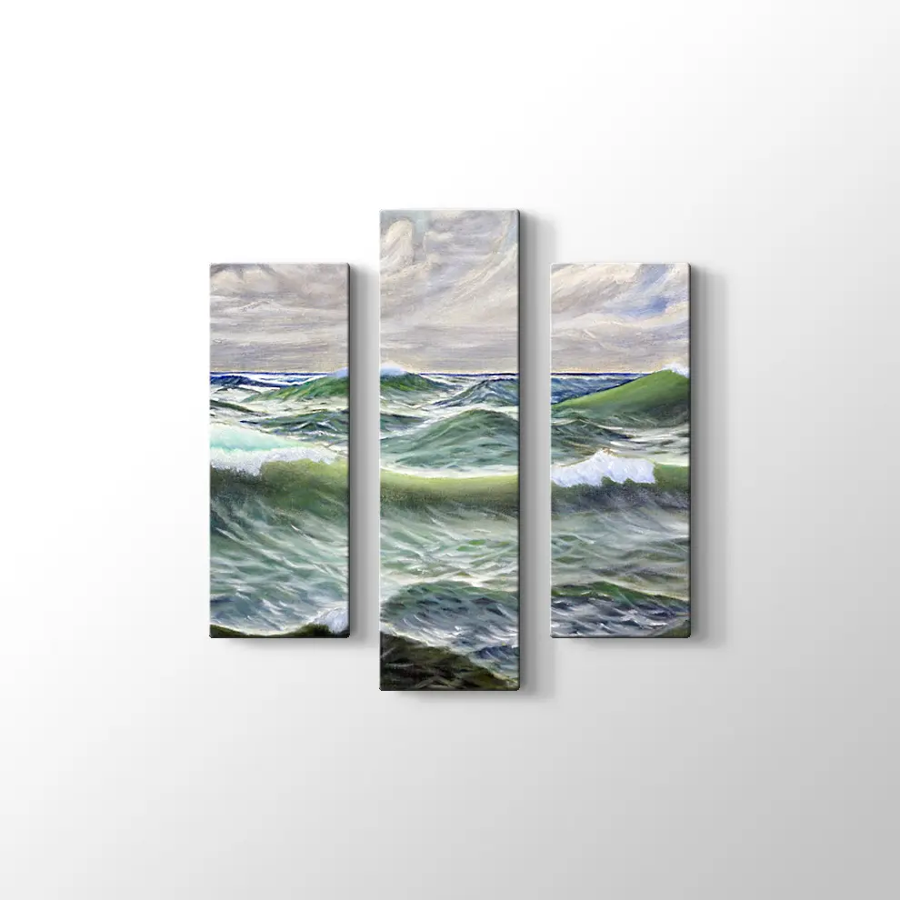 Dalgalı Deniz Kanvas Tablo