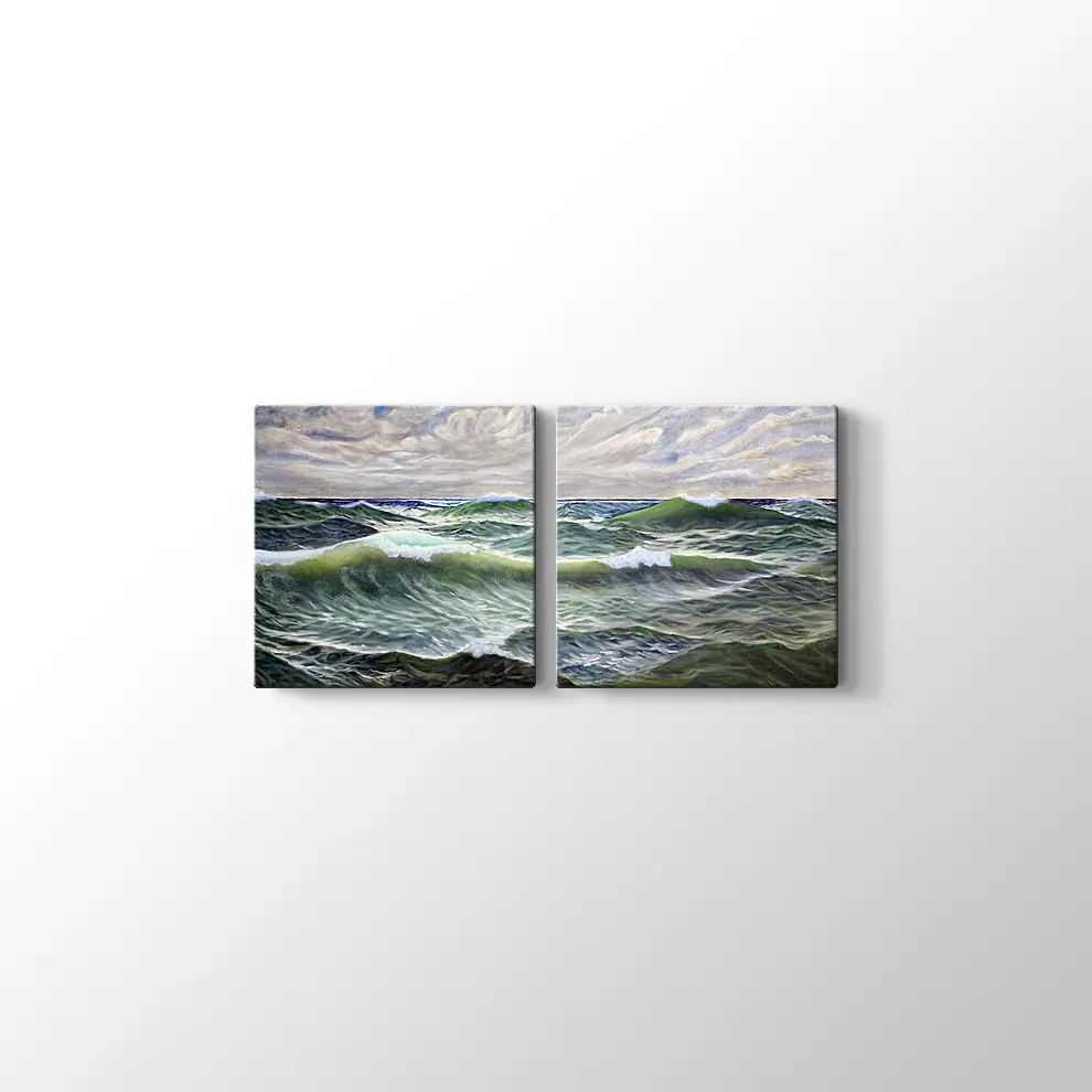 Dalgalı Deniz Kanvas Tablo