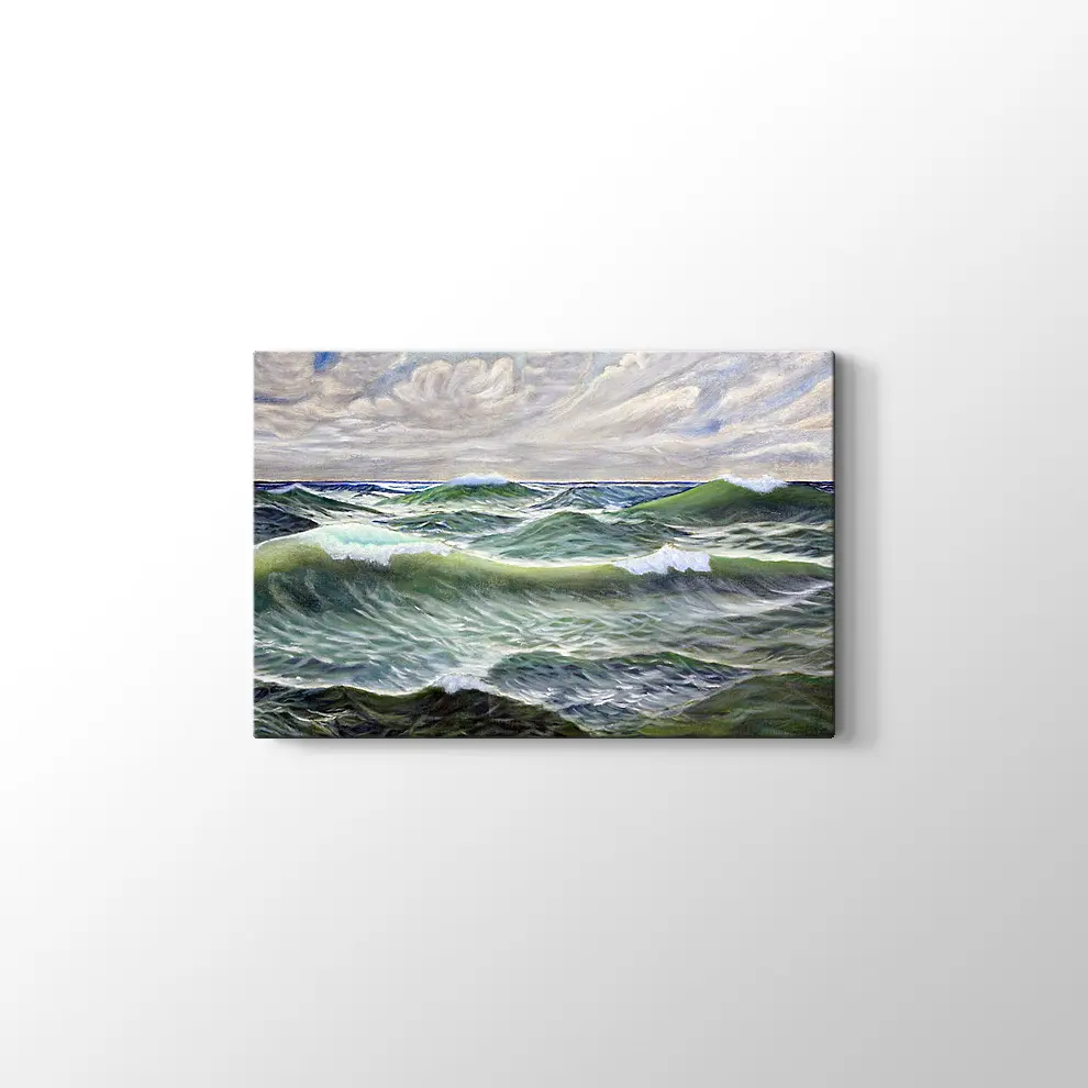 Dalgalı Deniz Kanvas Tablo