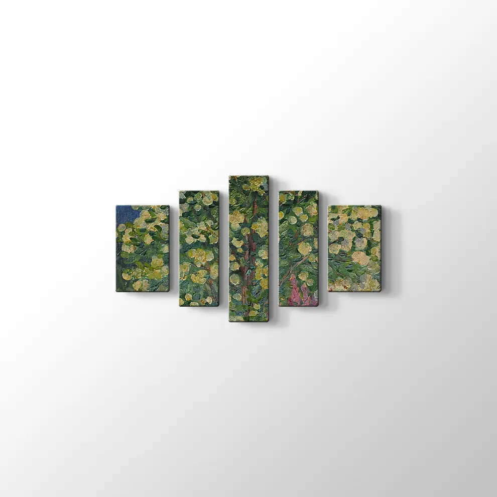 Yağlıboya Ağaç Kanvas Tablo