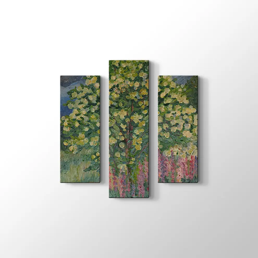 Yağlıboya Ağaç Kanvas Tablo