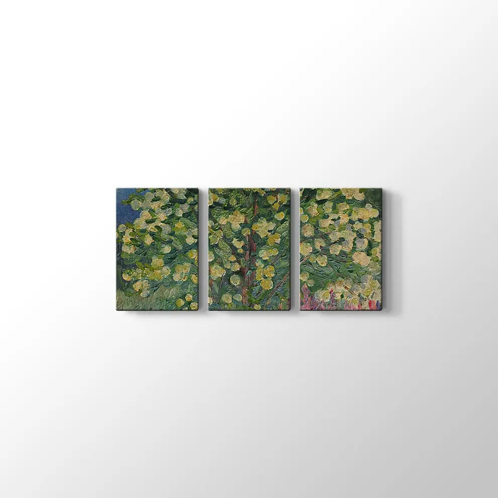 Yağlıboya Ağaç Kanvas Tablo