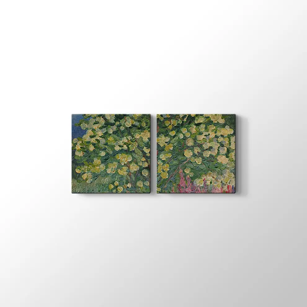 Yağlıboya Ağaç Kanvas Tablo