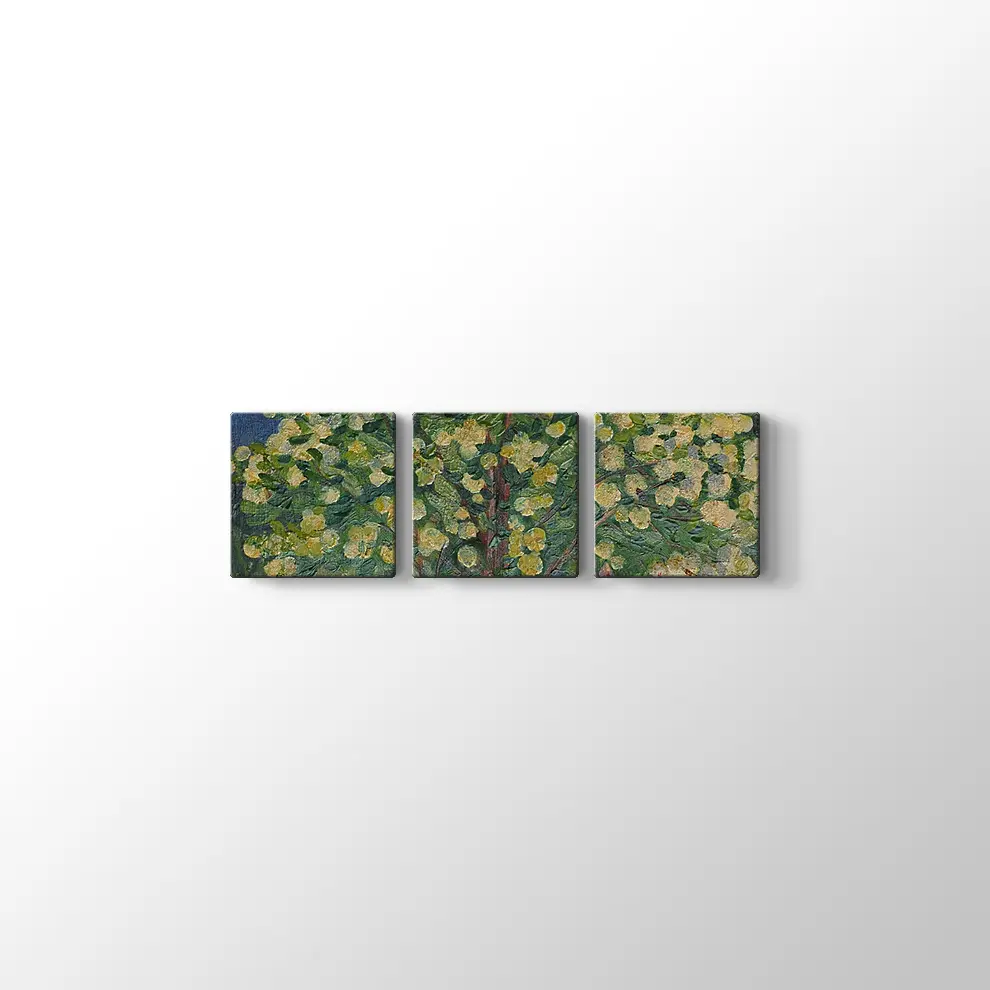 Yağlıboya Ağaç Kanvas Tablo