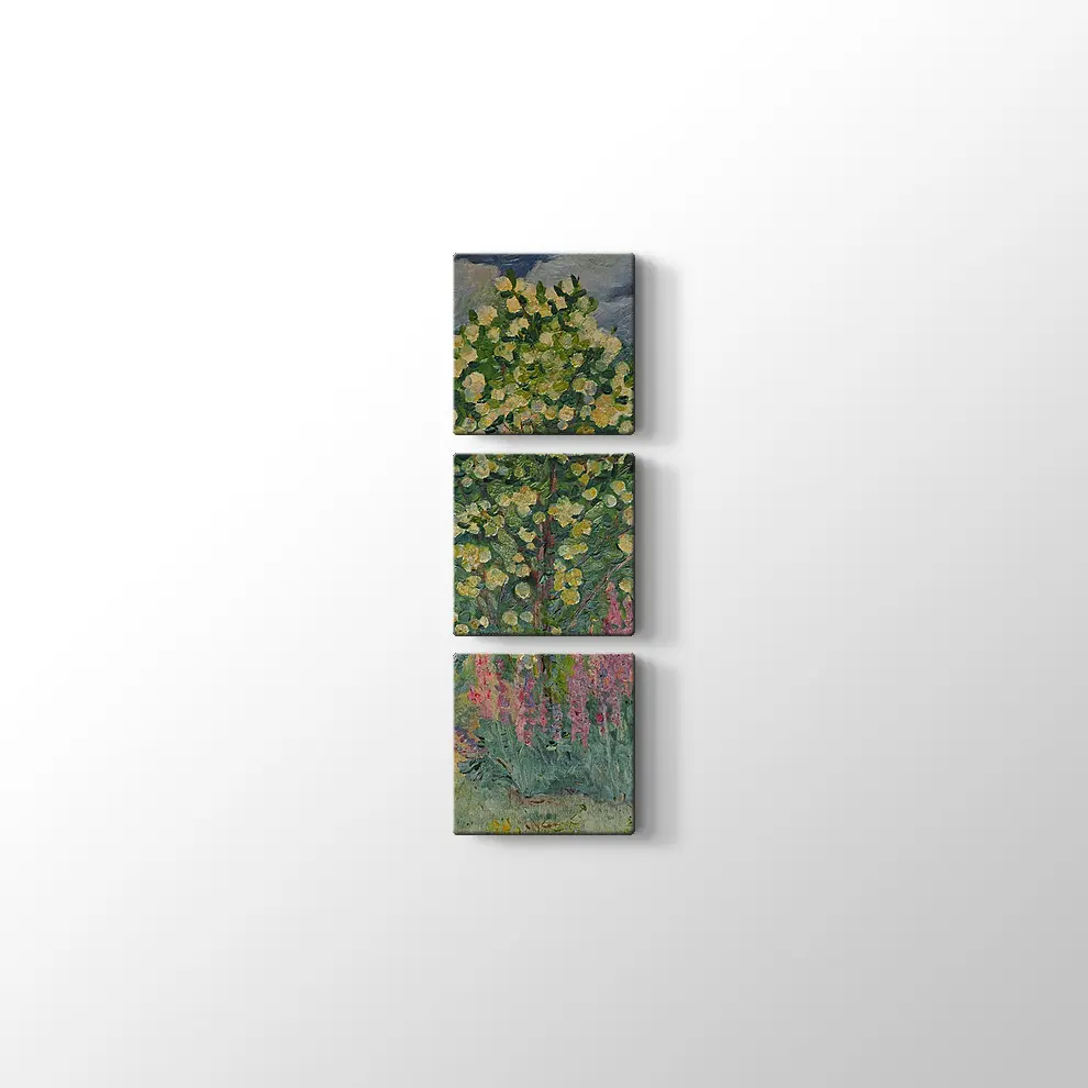 Yağlıboya Ağaç Kanvas Tablo