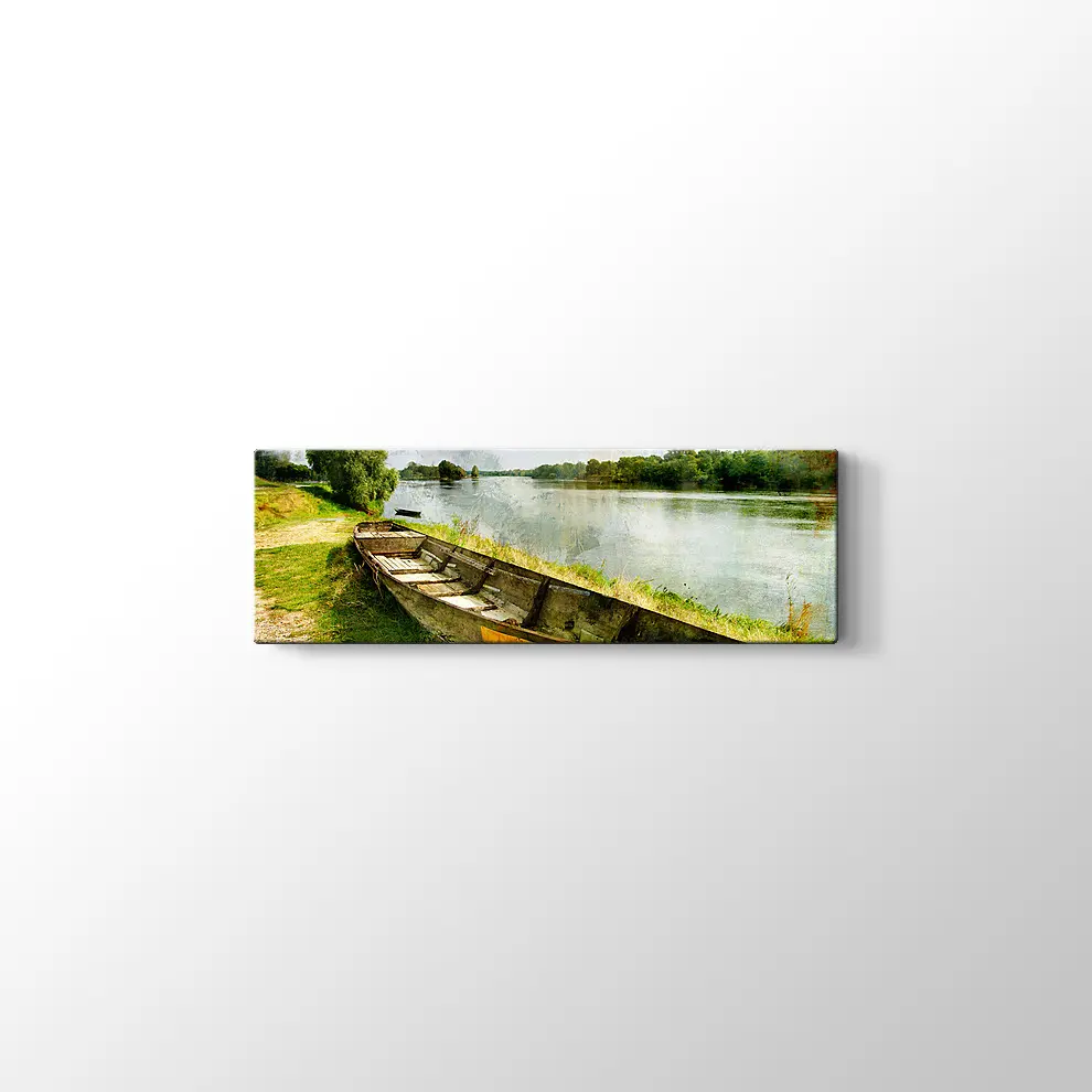 Eski Sandal ve Sonbahar Kanvas Tablo