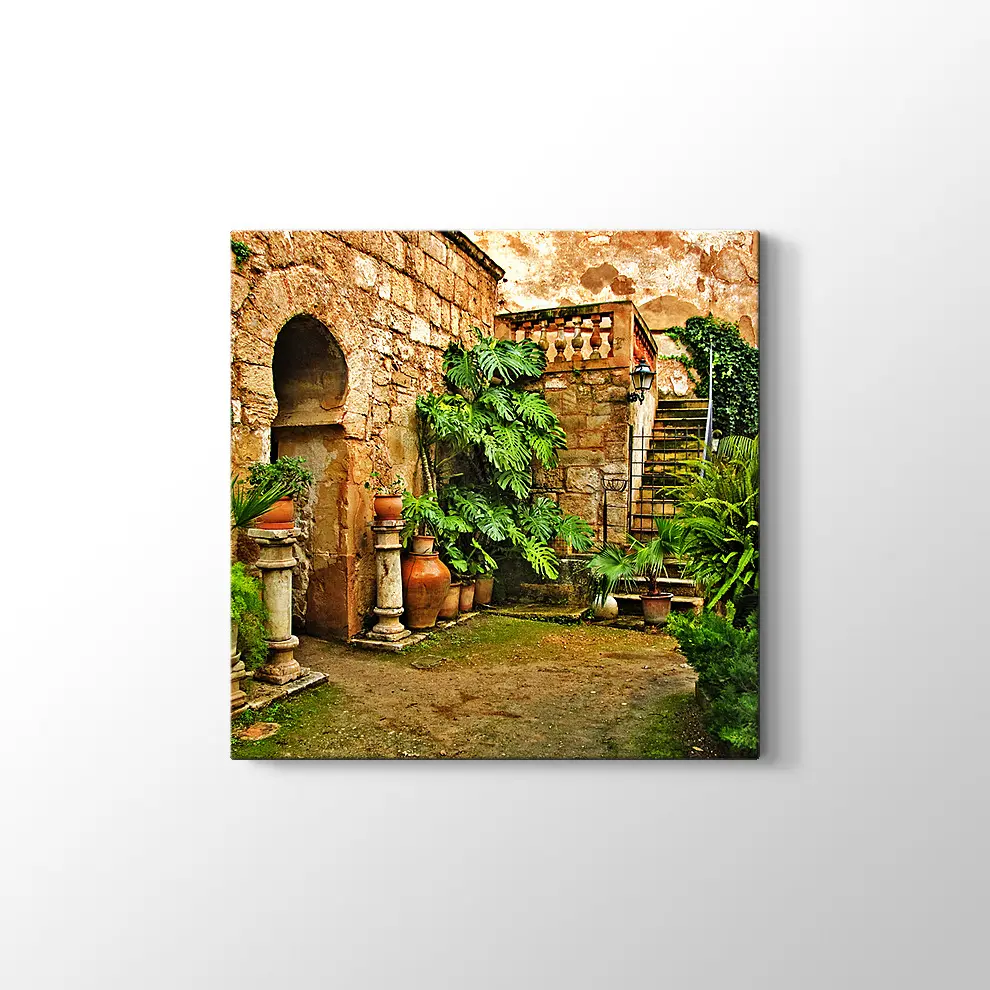 İspanyada Arap Hamamları Kanvas Tablo