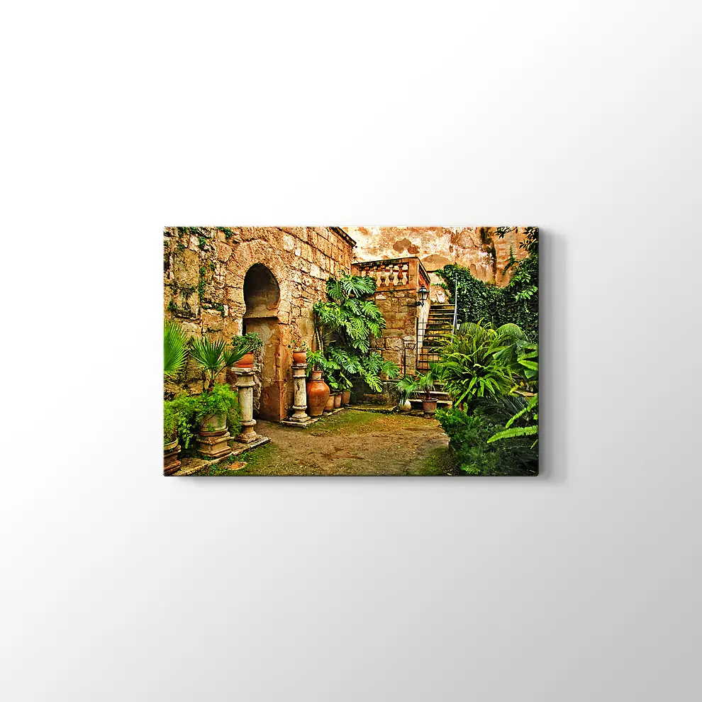 İspanyada Arap Hamamları Kanvas Tablo