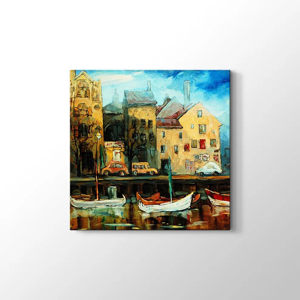Yağlıboya Kopenhag Kanvas Tablo