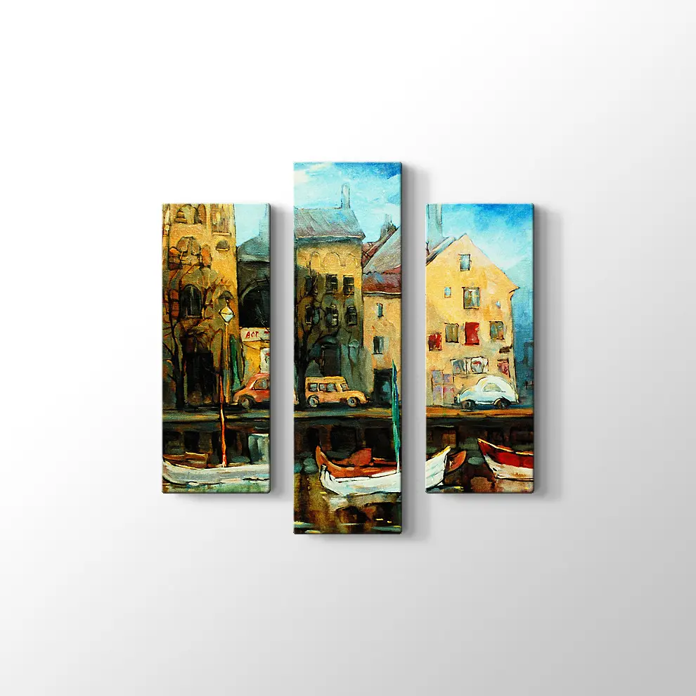 Yağlıboya Kopenhag Kanvas Tablo