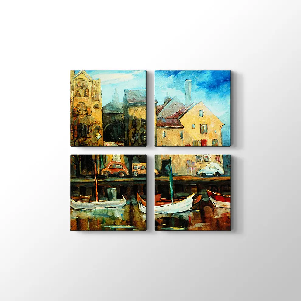 Yağlıboya Kopenhag Kanvas Tablo