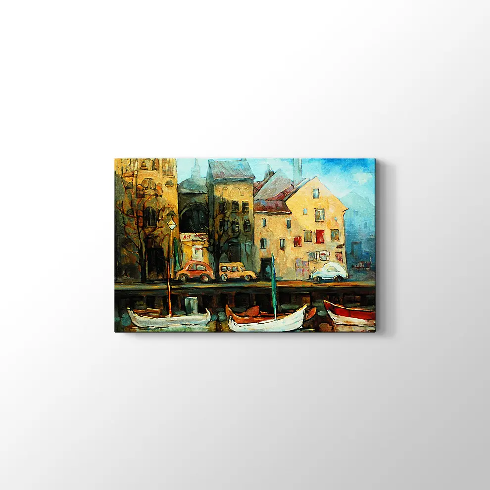 Yağlıboya Kopenhag Kanvas Tablo