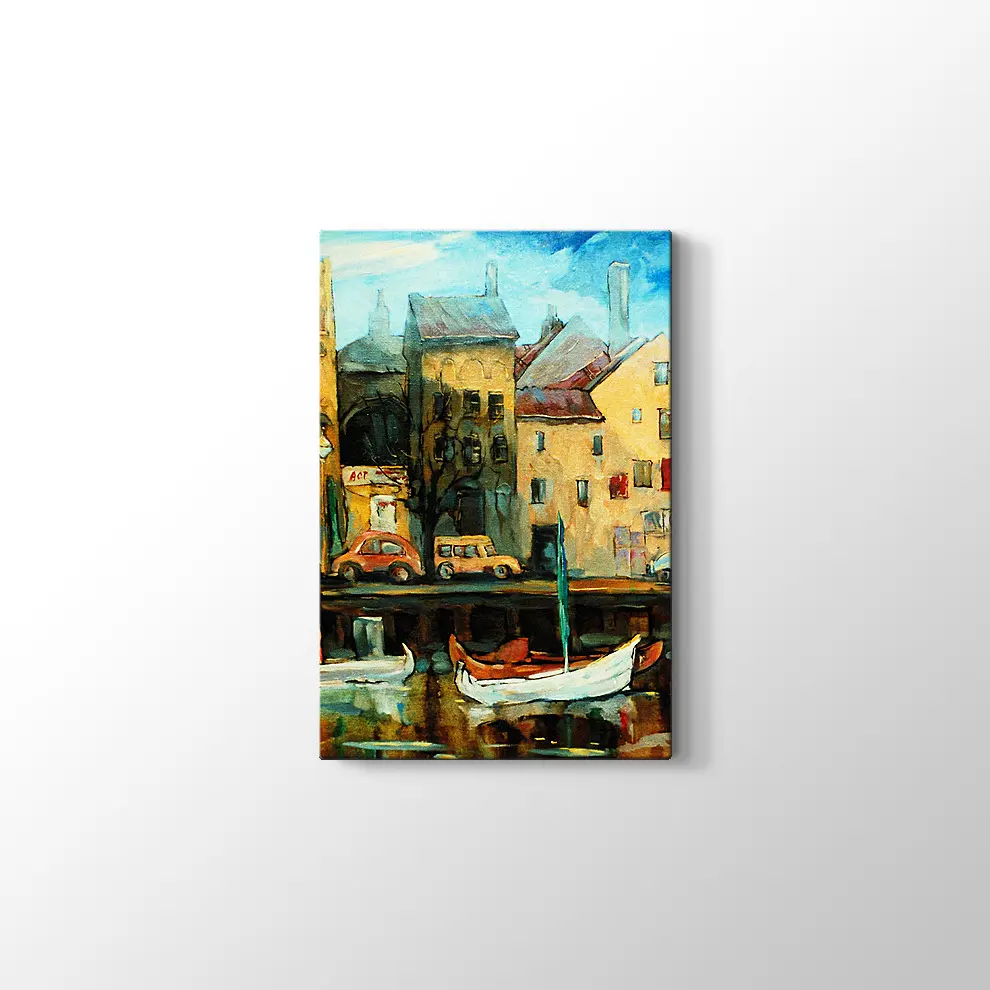 Yağlıboya Kopenhag Kanvas Tablo
