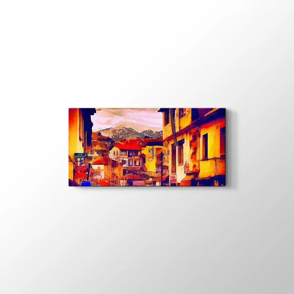 Avrupa Caddesi Kanvas Tablo
