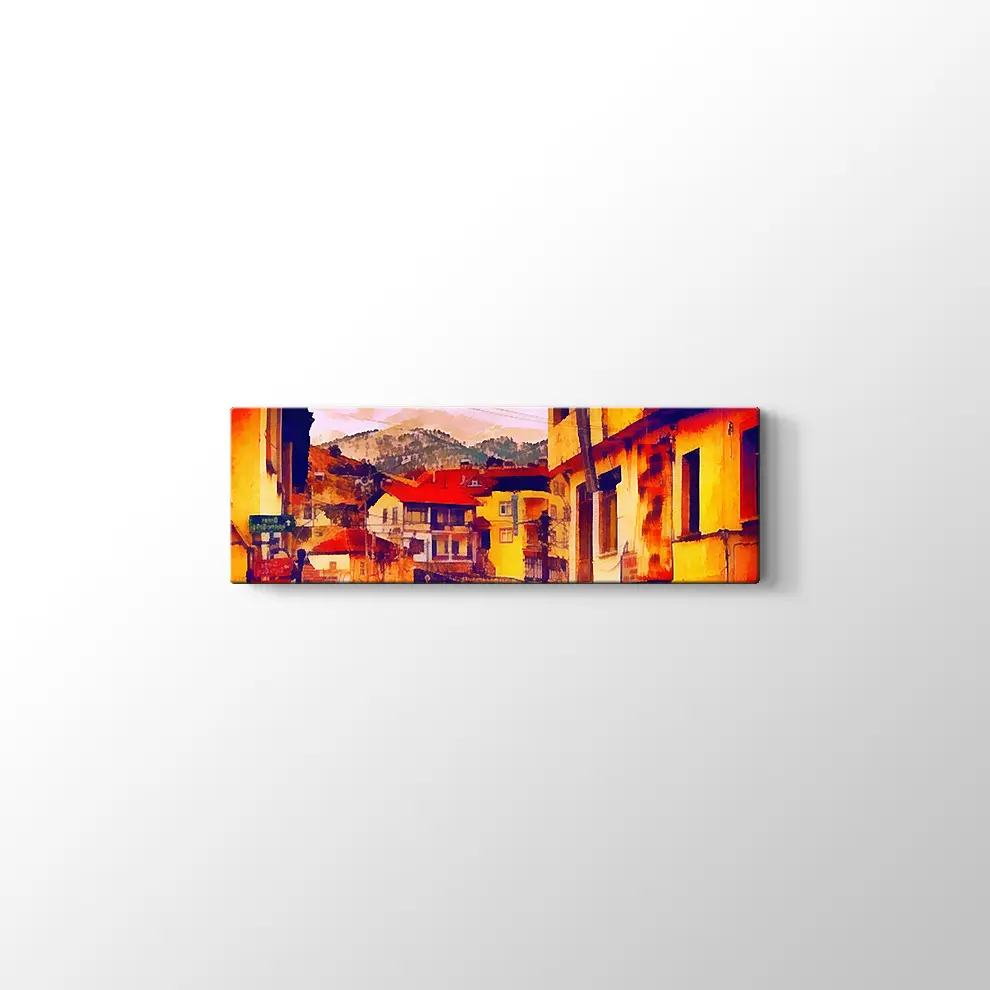Avrupa Caddesi Kanvas Tablo