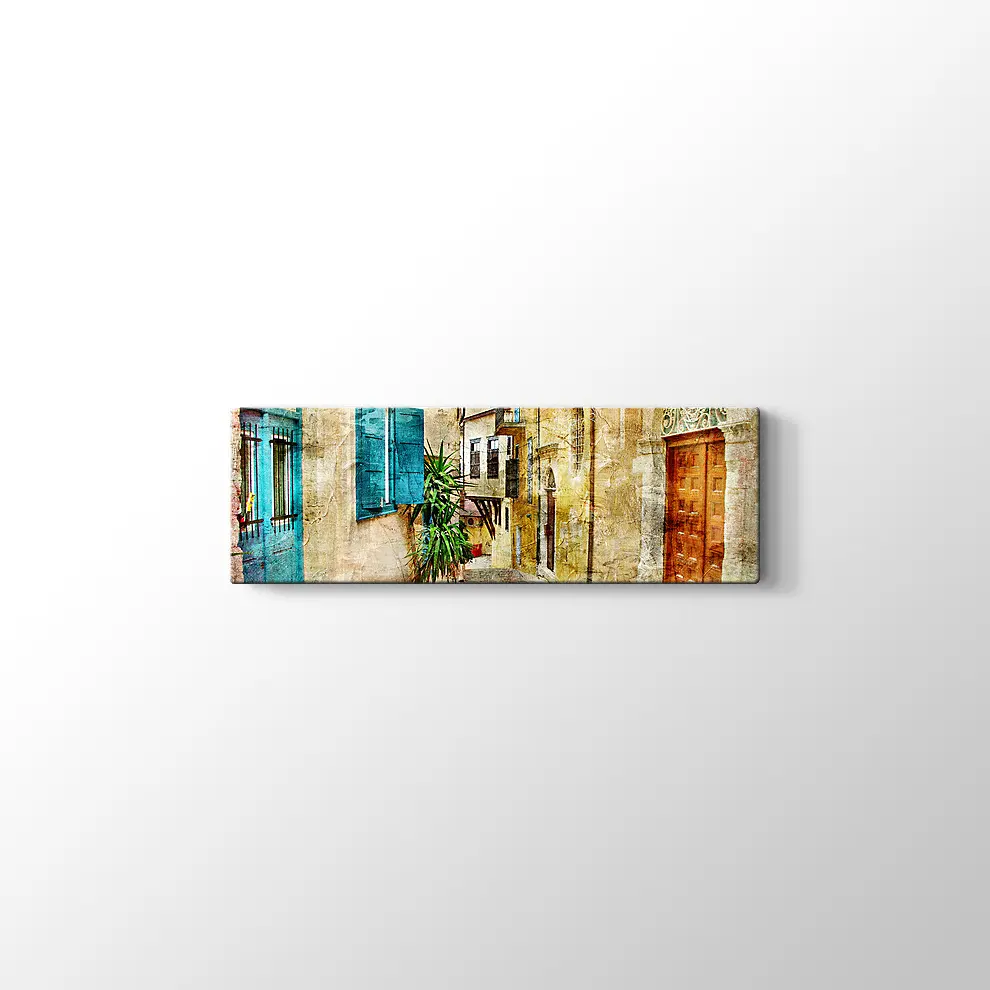 Yunanistan'ın Eski Sokakları Tablosu