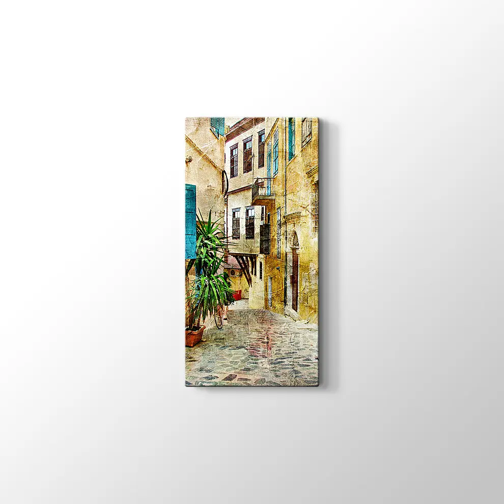 Yunanistan'ın Eski Sokakları Tablosu