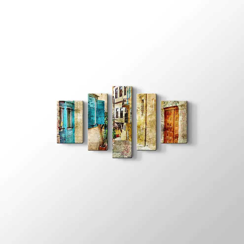 Yunanistan'ın Eski Sokakları Tablosu