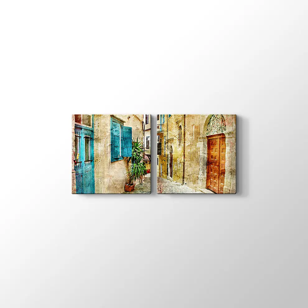 Yunanistan'ın Eski Sokakları Tablosu