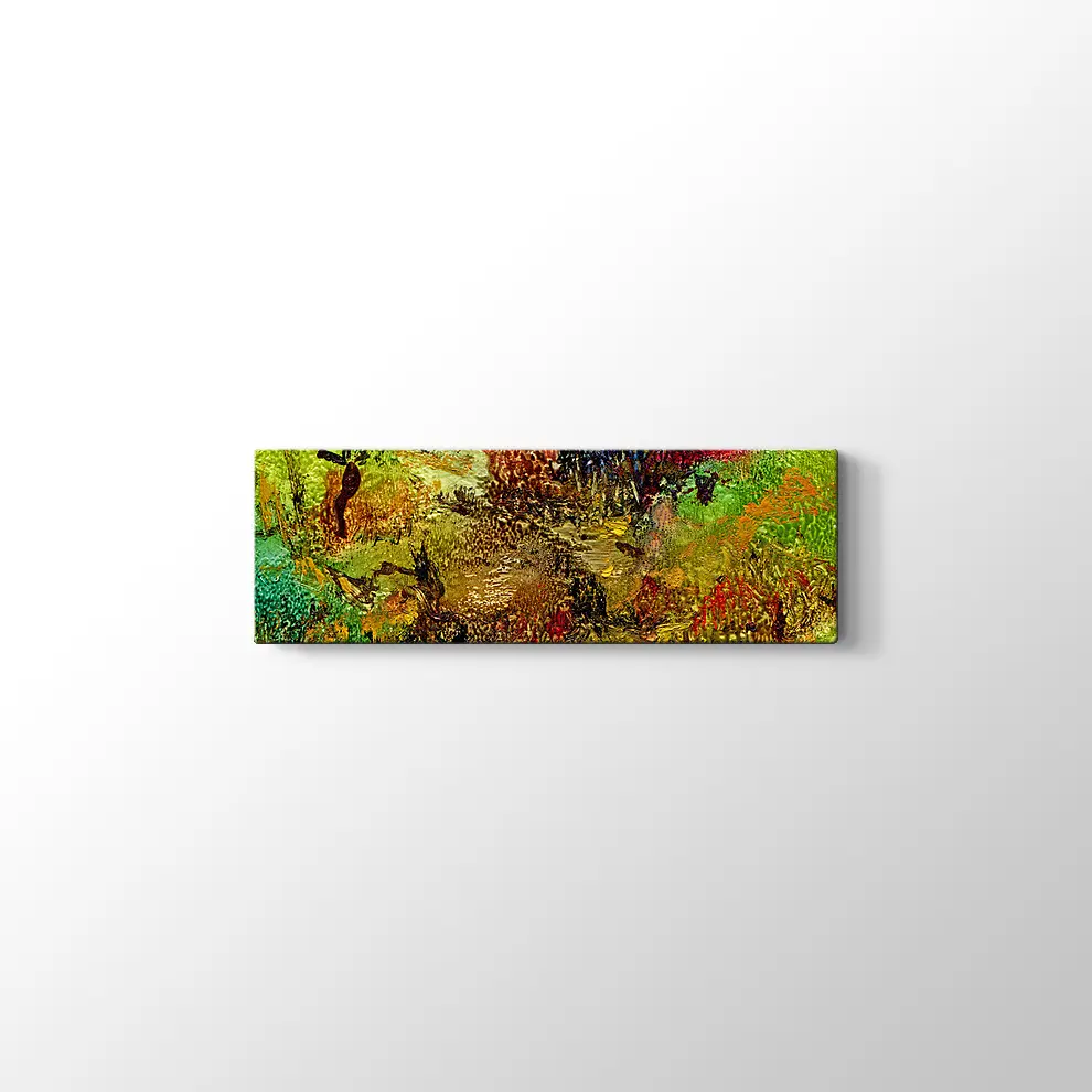 Ormanda Sonbahar Kanvas Tablo