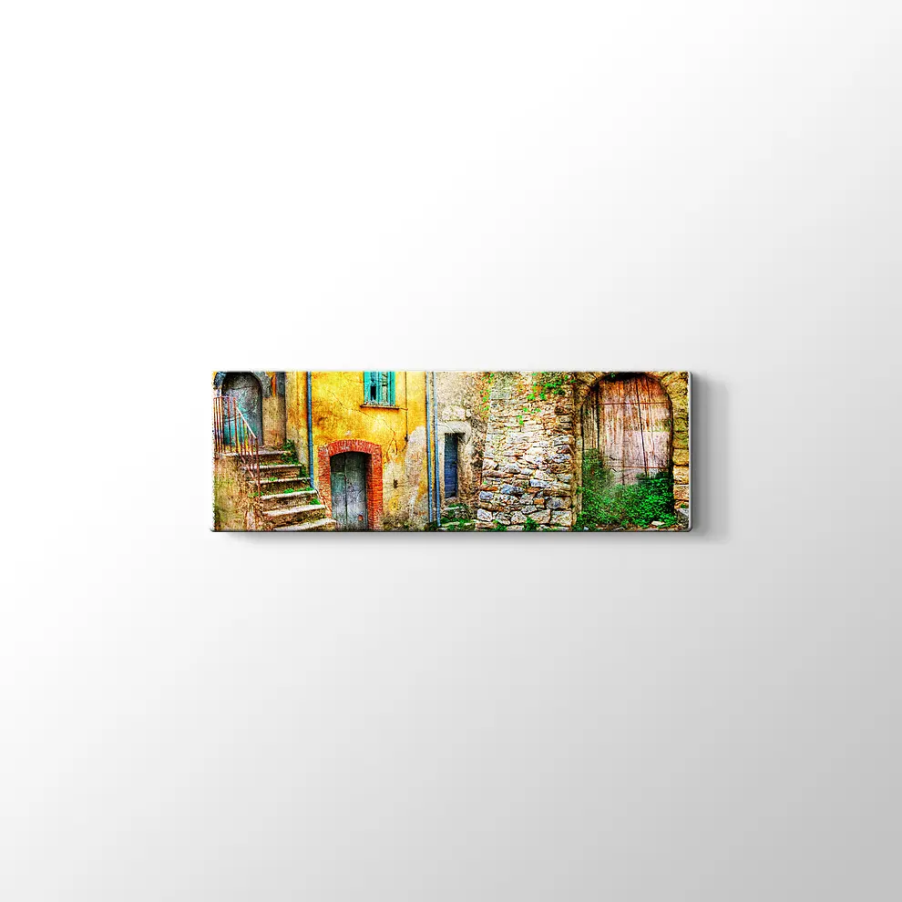 Eski Köy Evi Kanvas Tablo