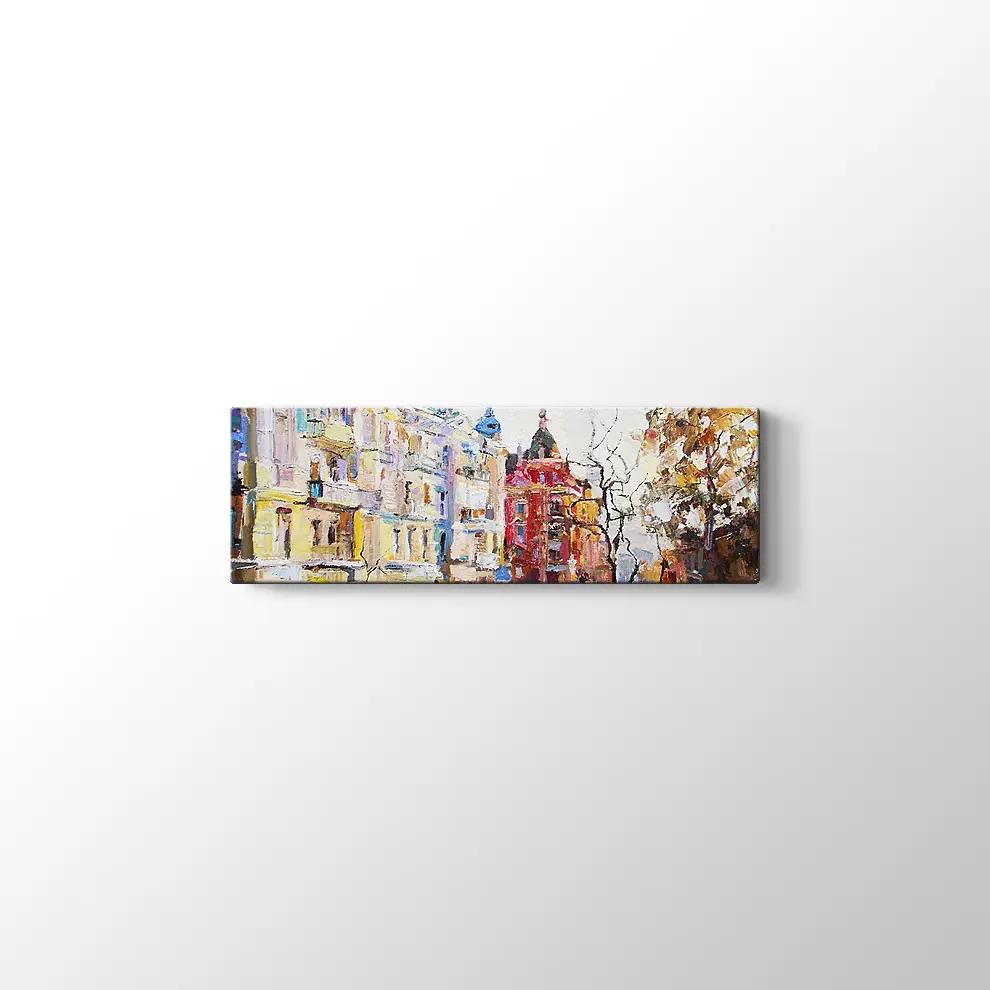 Yağlıboya Şehir Manzarası Tablo