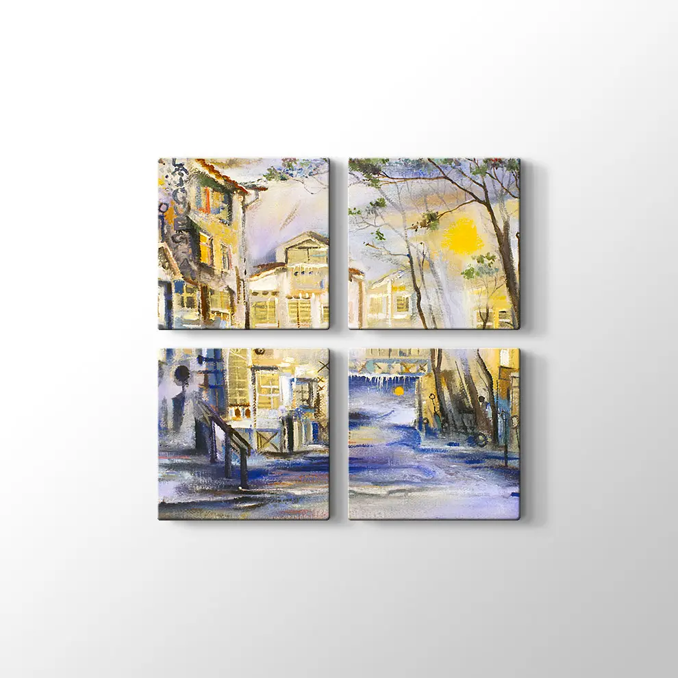 Eski Avlu Kanvas Tablo