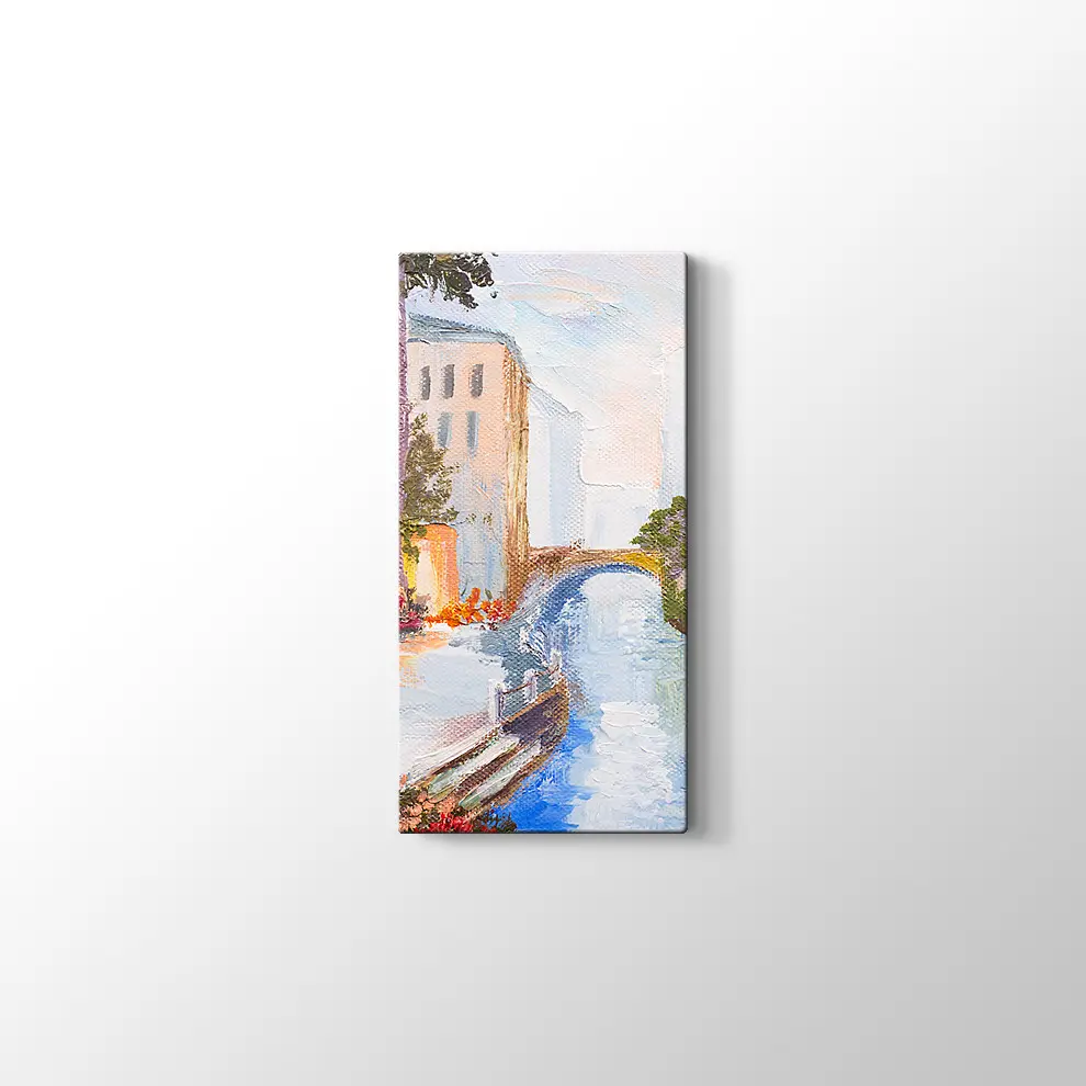 Yağlı Boya İtalyada kanal Kanvas Tablo