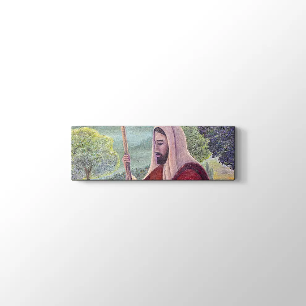 Çoban ve Koyunlar Kanvas Tablo